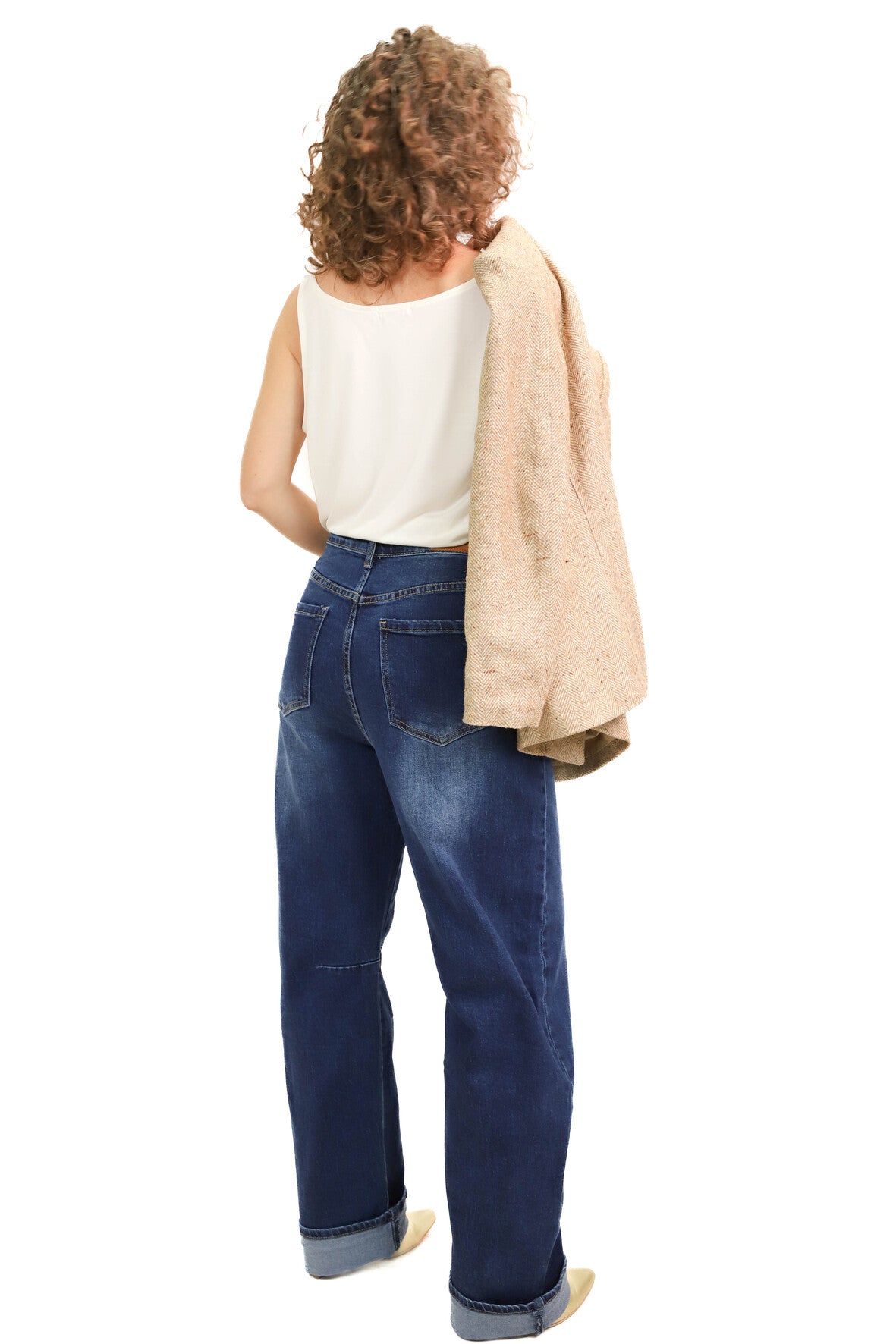 Jean ballon bleu Nina Carter Taille M - NEUF