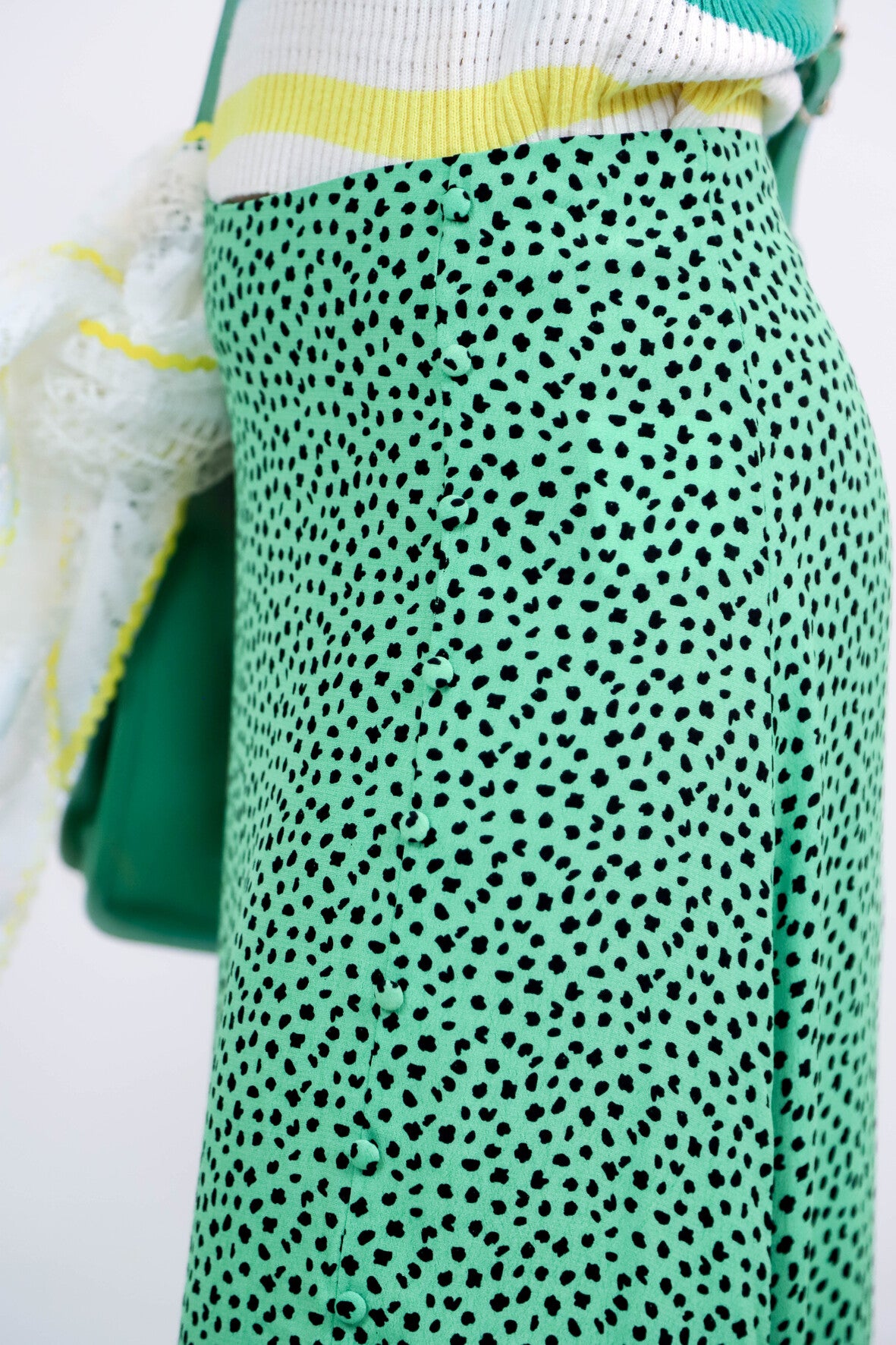 Jupe verte La Halle Taille S