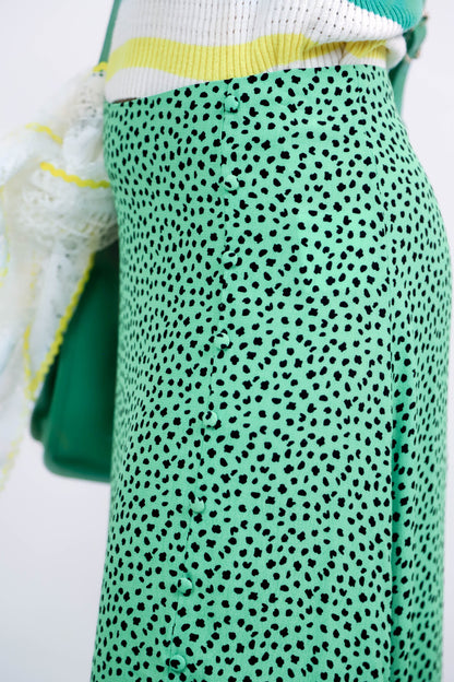 Jupe verte La Halle Taille S
