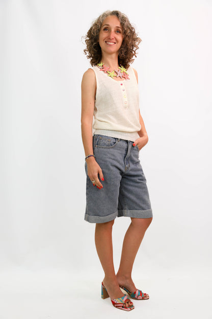 Short long bleu Pretty Little Things Taille S