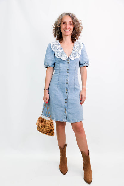 Robe en bleue Nafnaf Taille XS