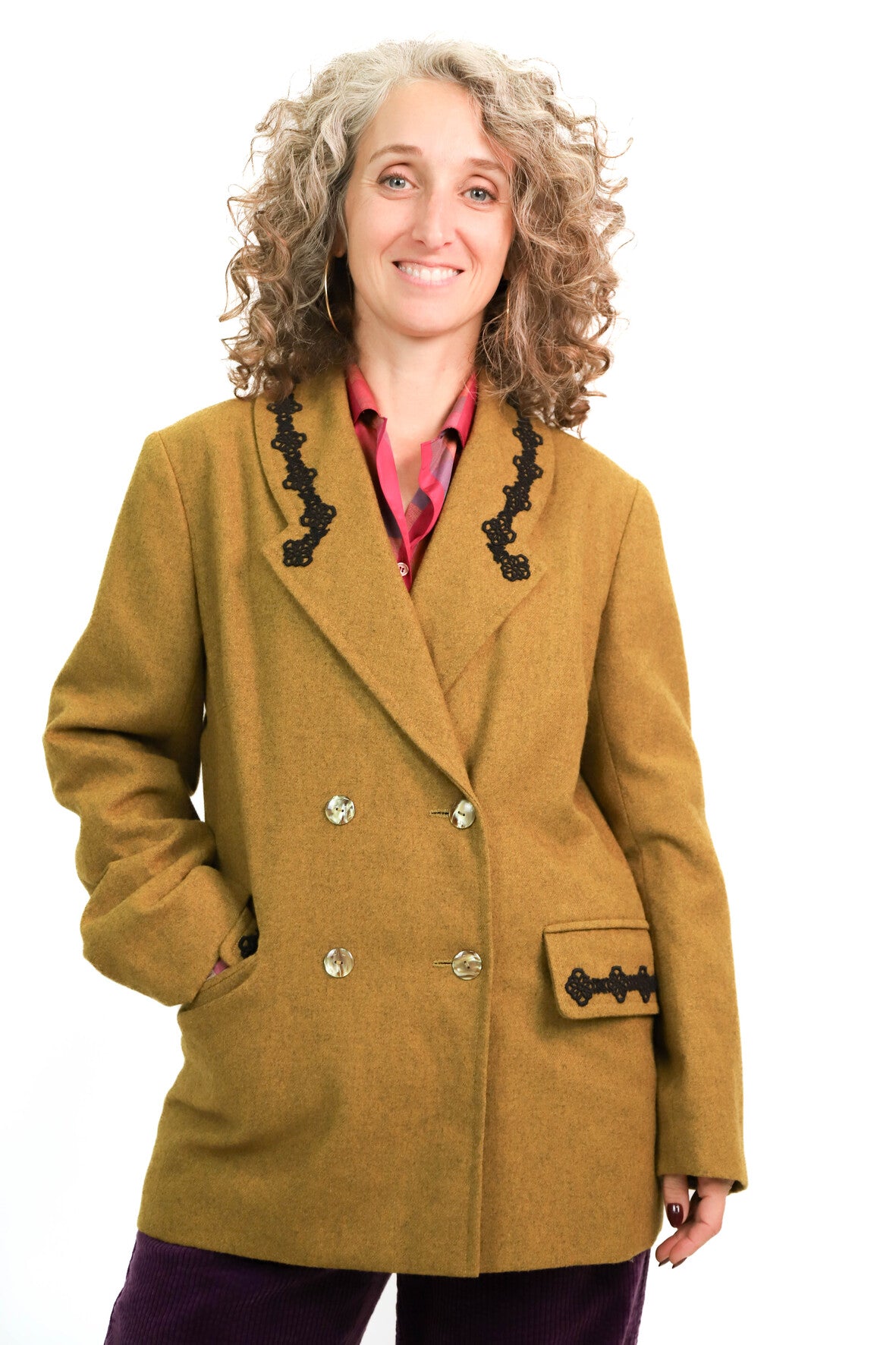 Manteau vert olive Taille M
