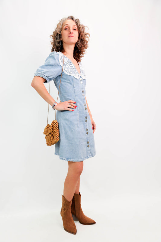 Robe en bleue Nafnaf Taille XS