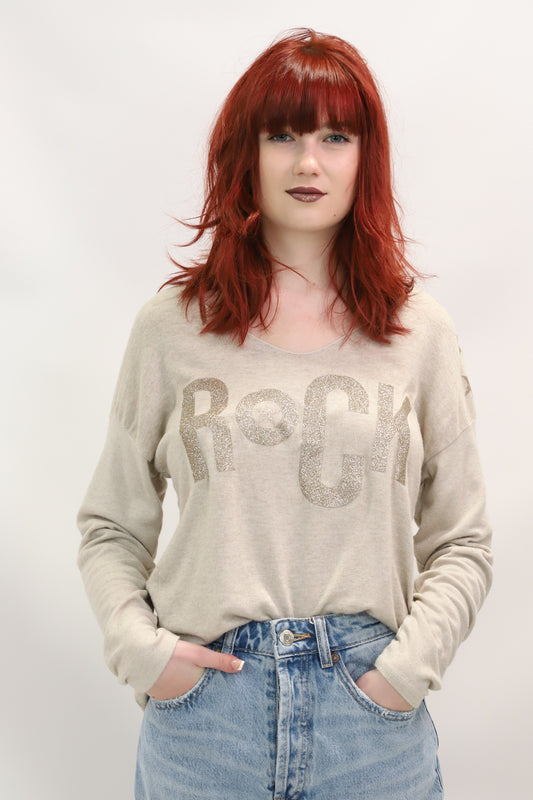 Pull beige Carla Giannini Taille M