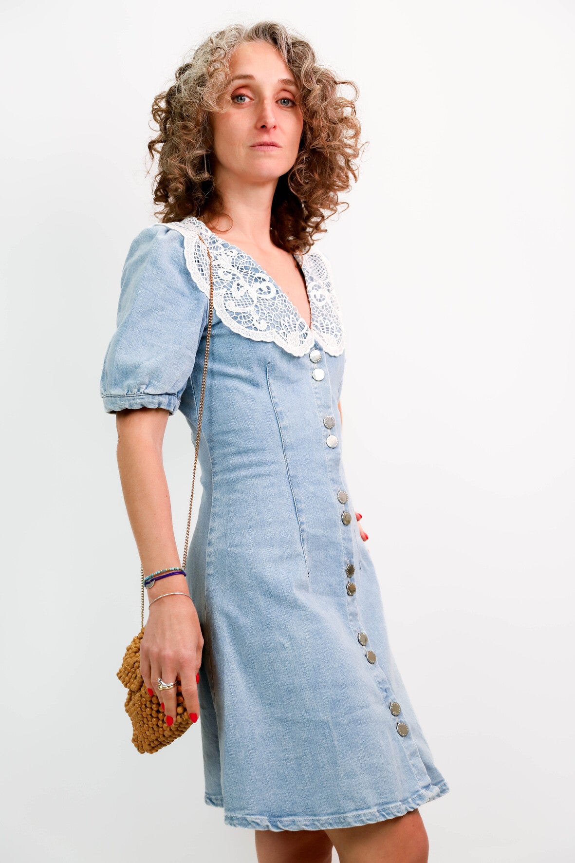 Robe en bleue Nafnaf Taille XS