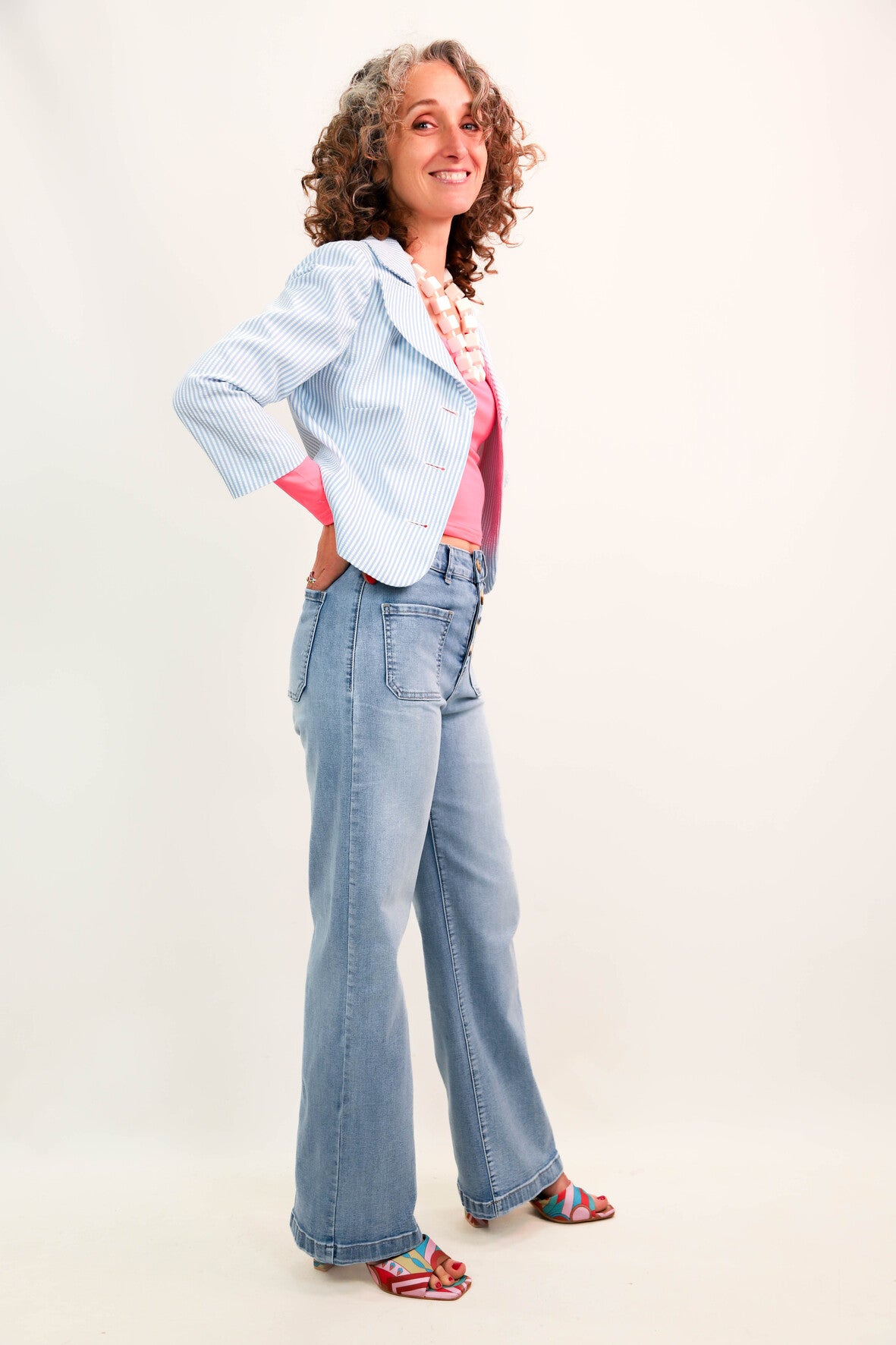 Veste rayée Talbots Petites Taille M