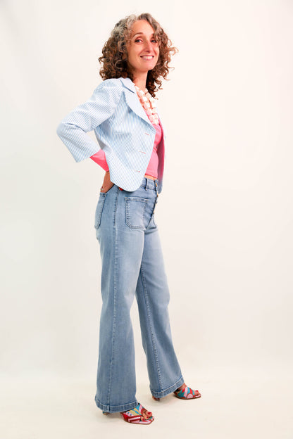 Veste rayée Talbots Petites Taille M