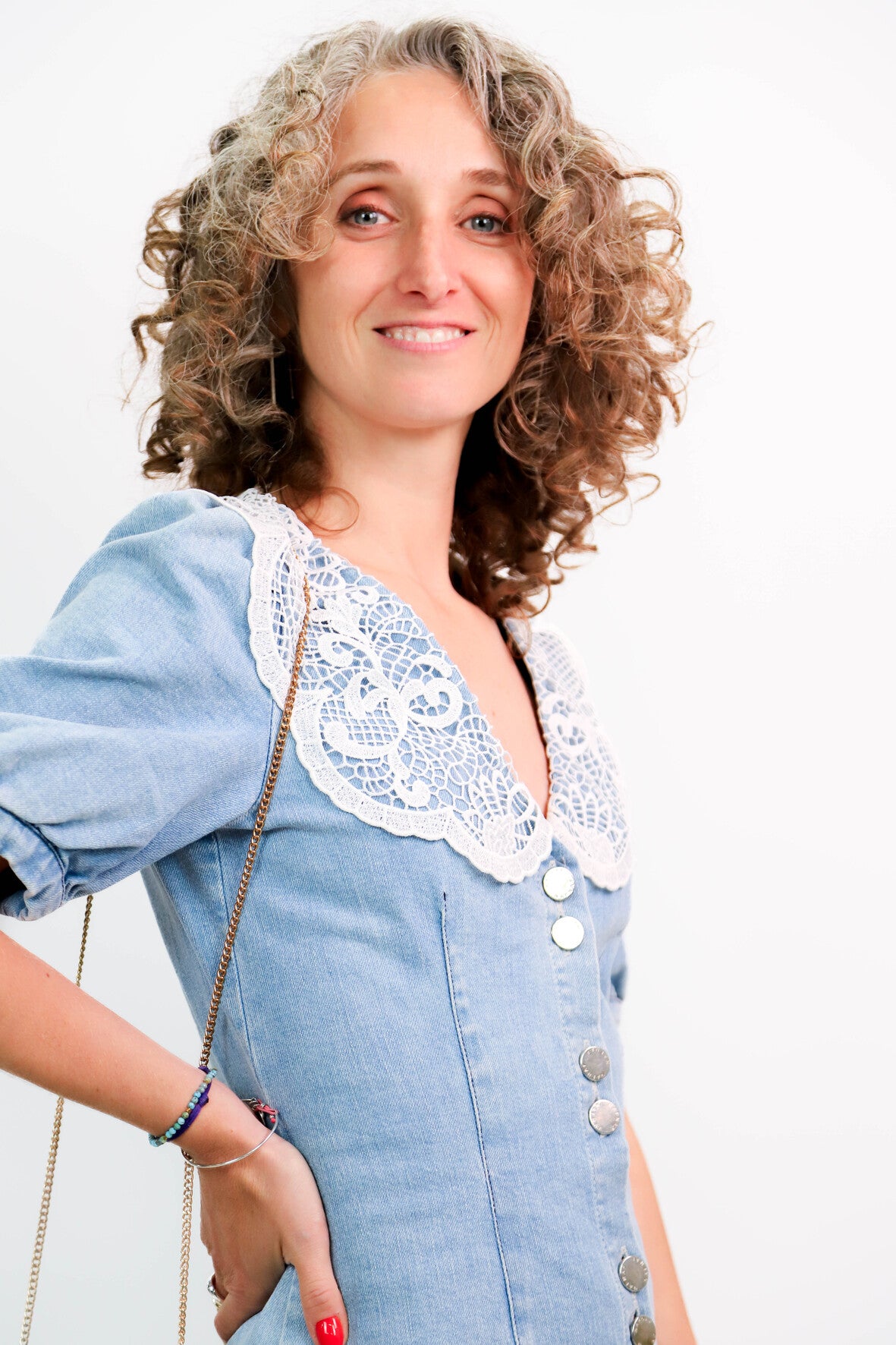 Robe en bleue Nafnaf Taille XS