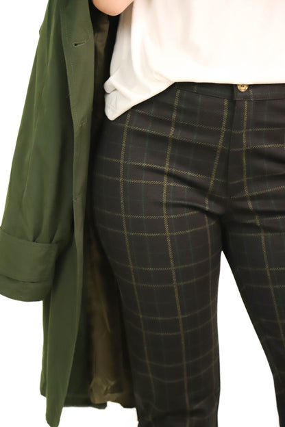 Pantalon à carreaux Waltron Taille M