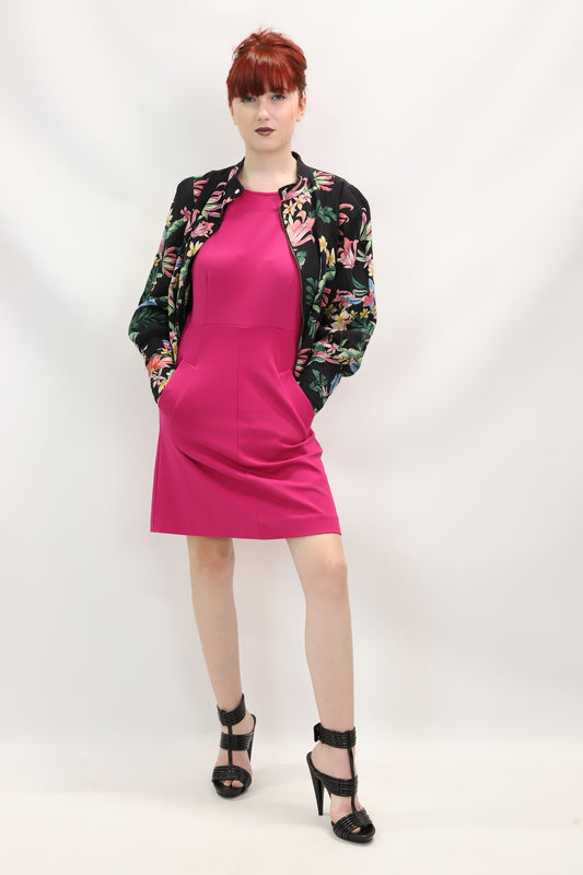 Robe fushia Diane von Furstenberg Taille S - NEUF