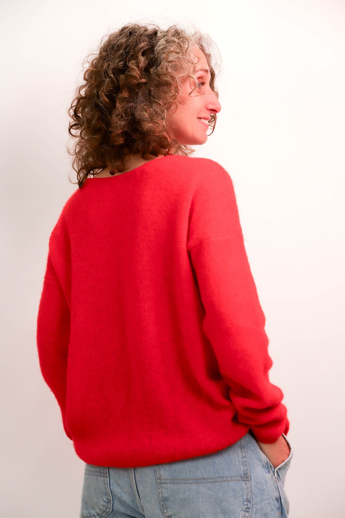 Gilet rouge Sézane Taille M