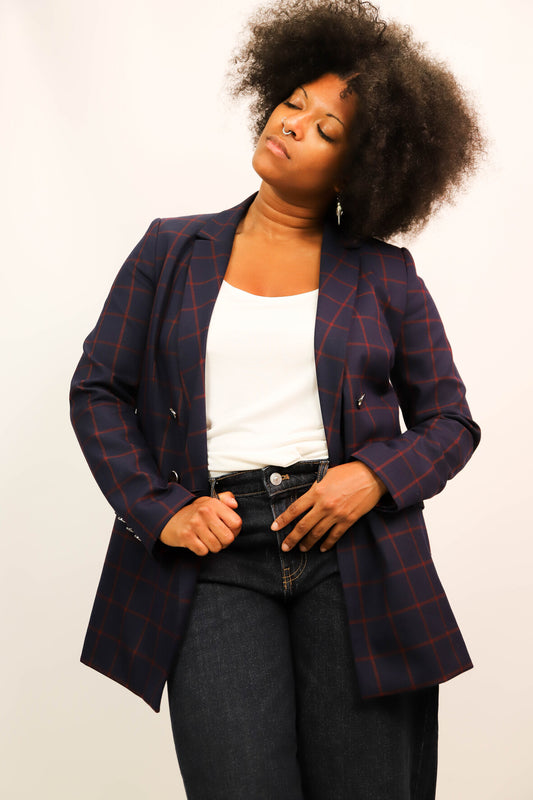 Veste blazer bleu Maison 123 Taille M
