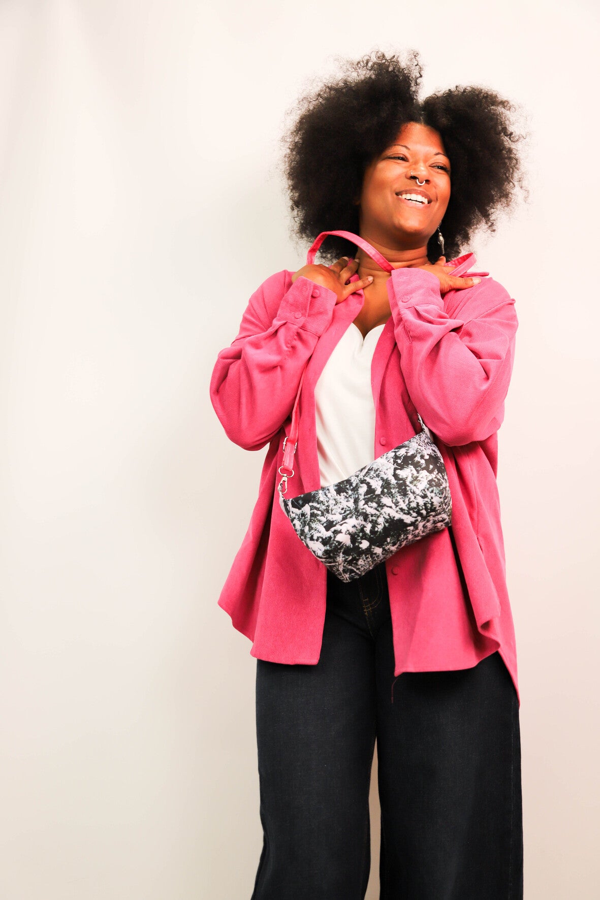 Surchemise rose fuschia Zara Taille S