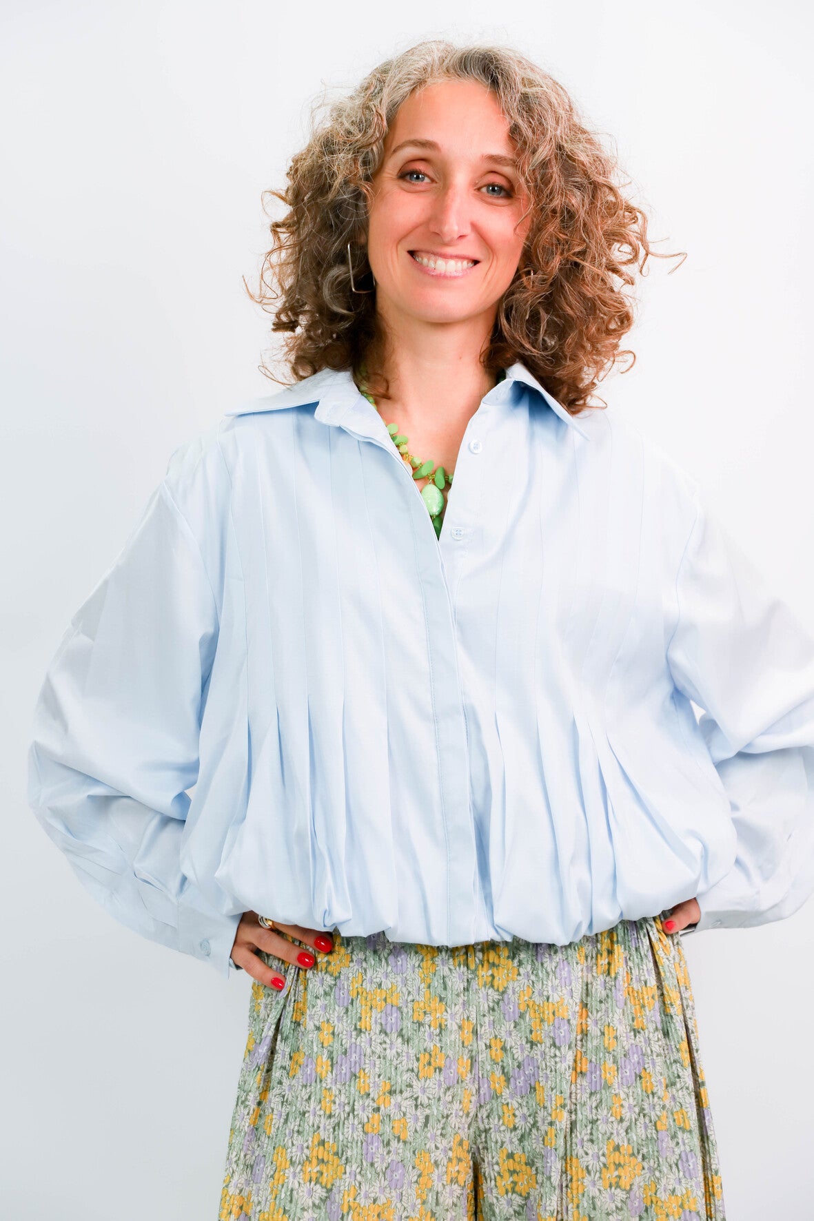 Chemise bleu Aïcha Taille S - NEUF