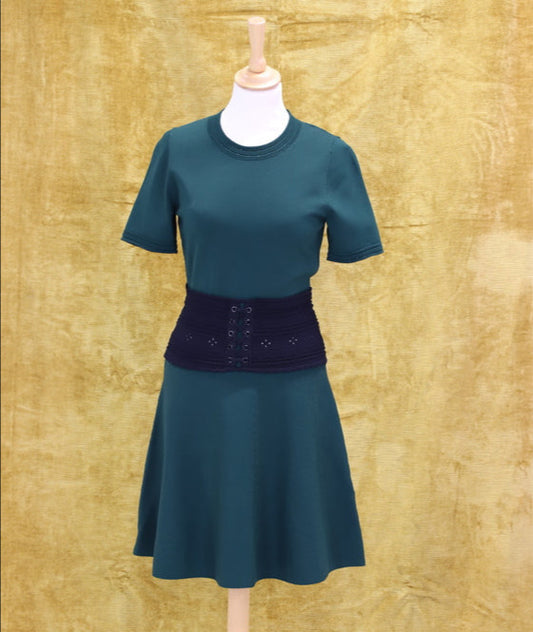 Robe verte Sandro Taille M - NEUF