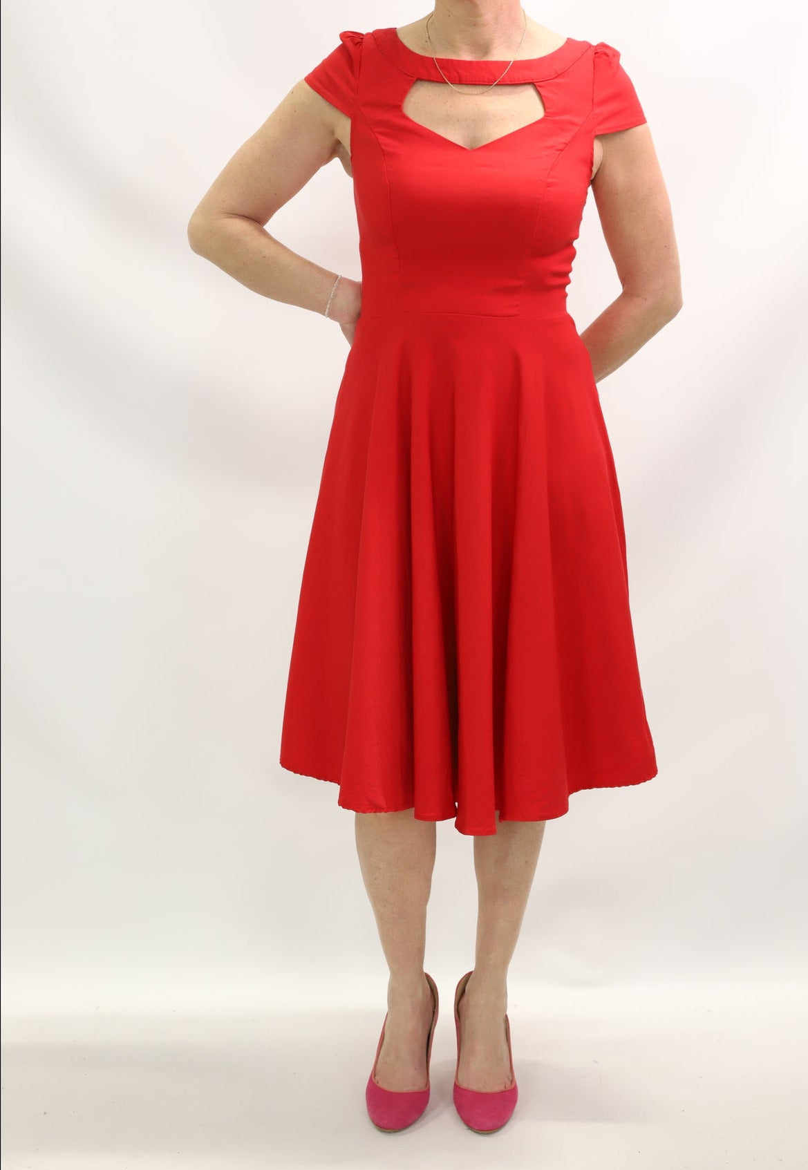 Robe rouge Belle Epoque Taille M