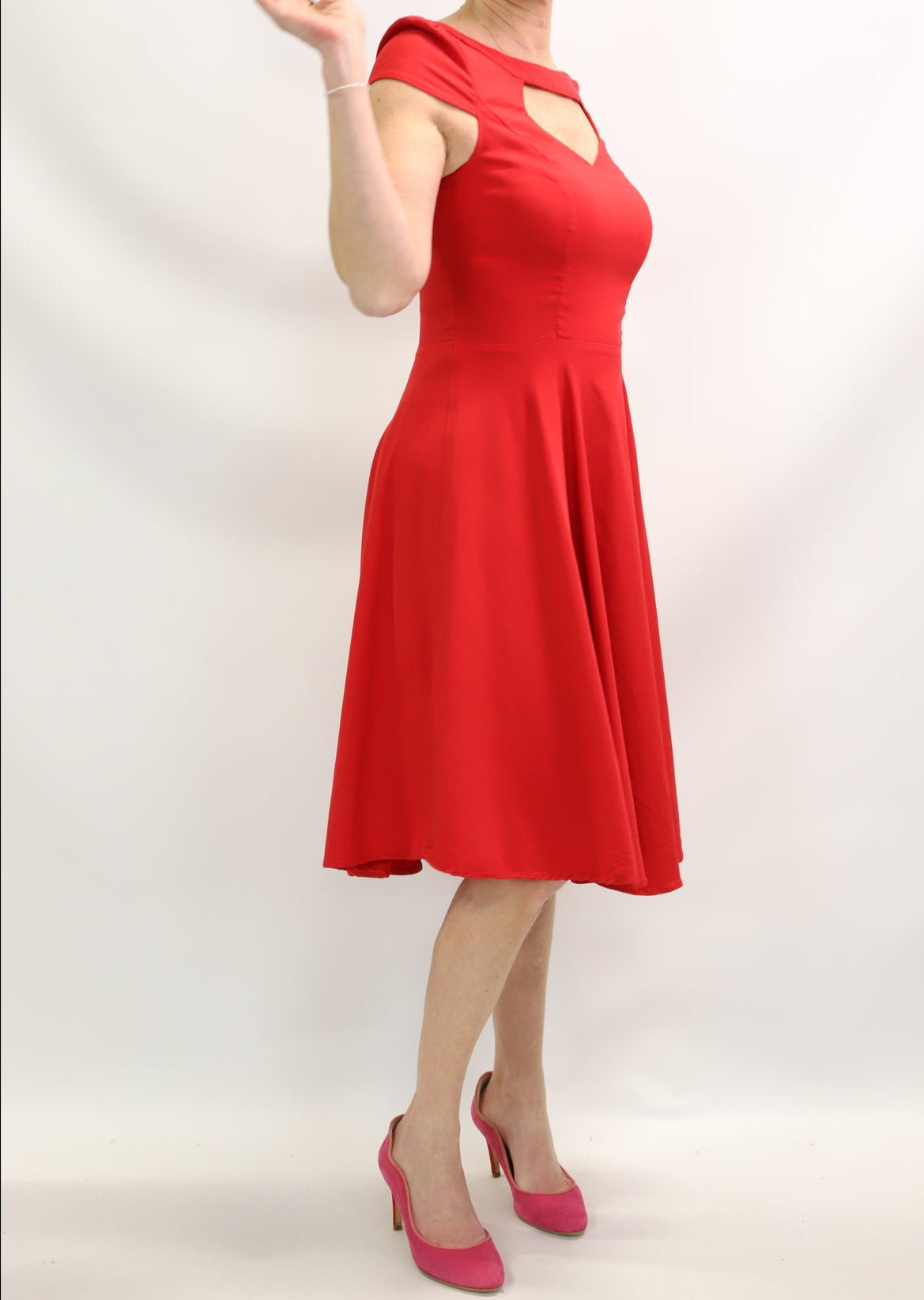 Robe rouge Belle Epoque Taille M