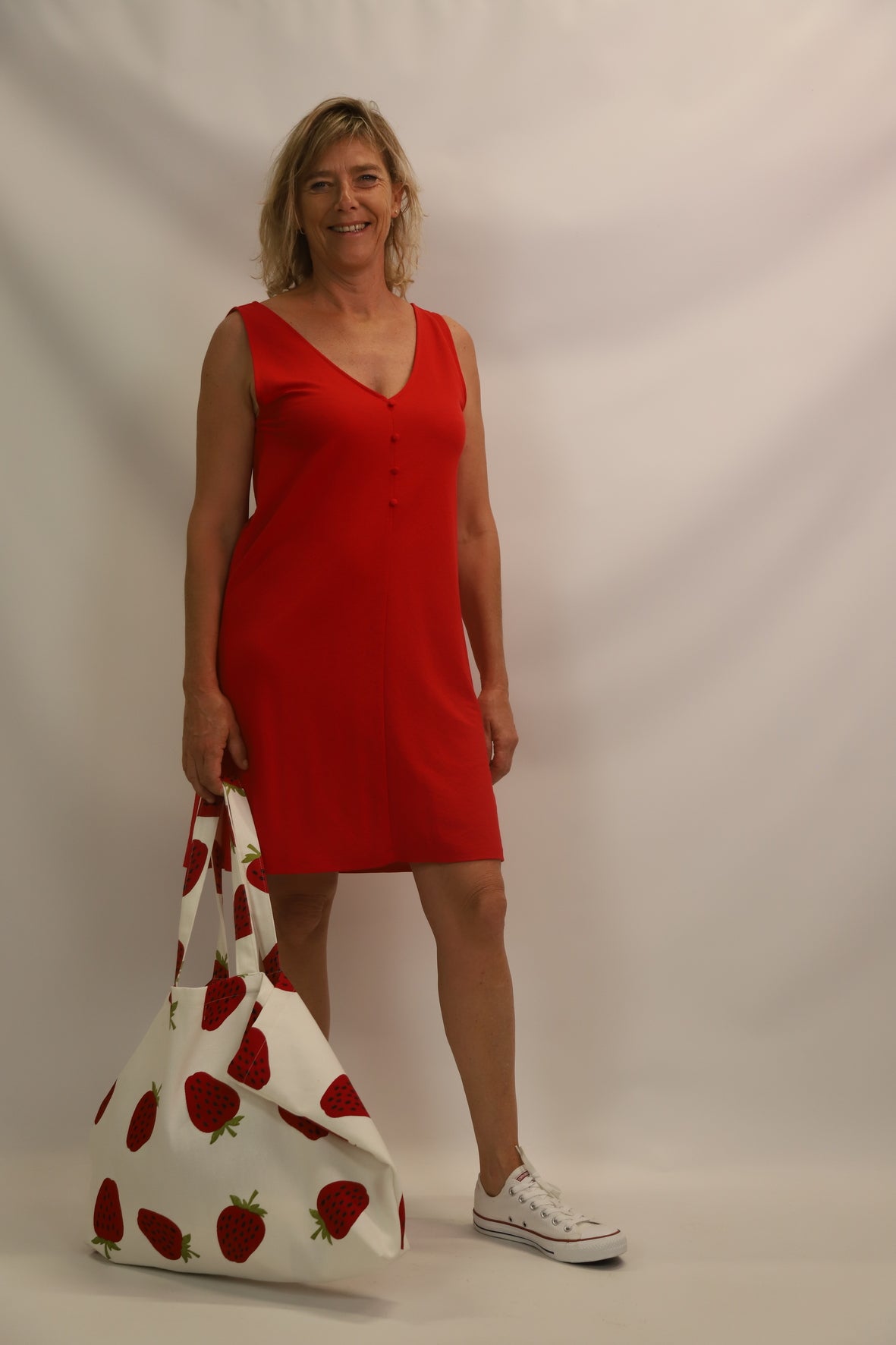 Robe rouge Mango, Taille L