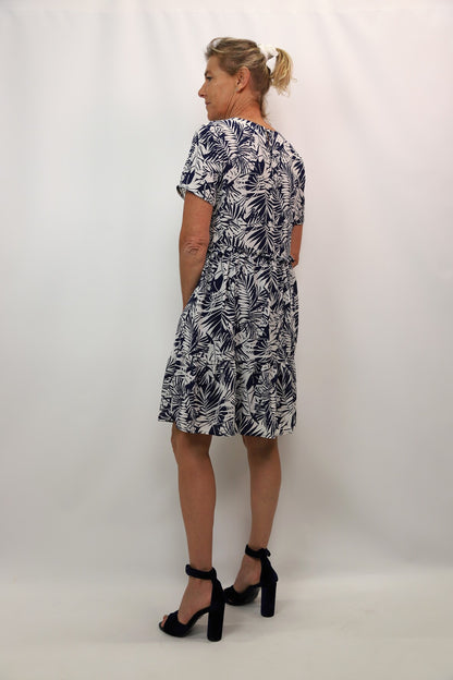 Robe bleue avec doublure,  Grace & Mila, Taille L