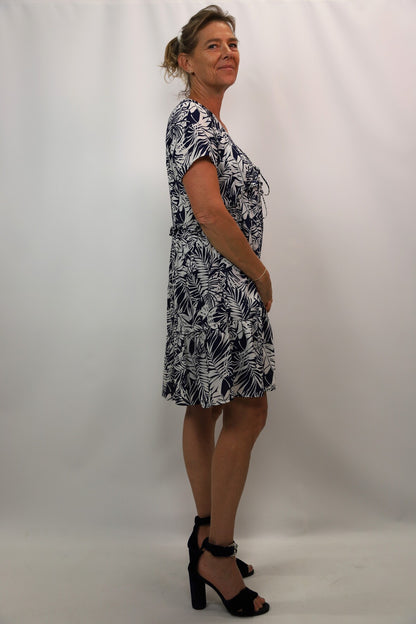 Robe bleue avec doublure,  Grace & Mila, Taille L