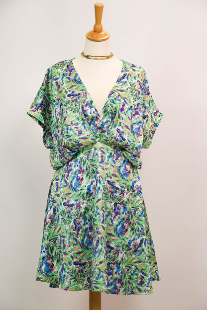 Robe verte et dorée MC Lorene Taille M