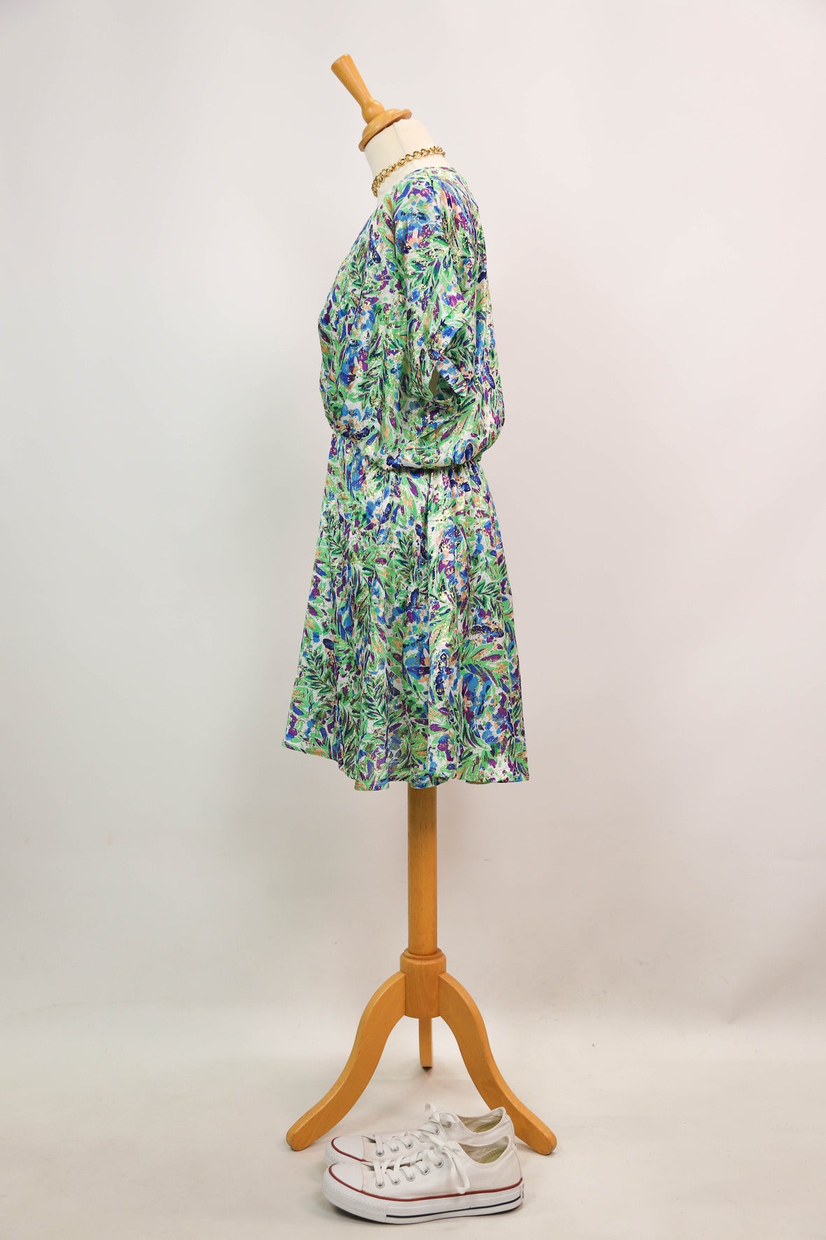 Robe verte et dorée MC Lorene Taille M