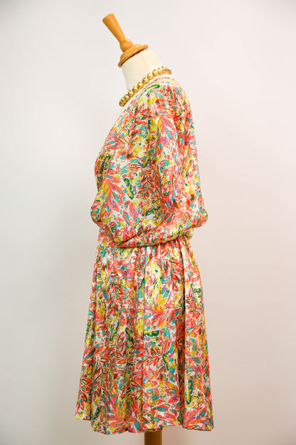 Robe rose et dorée MC Lorene Taille M