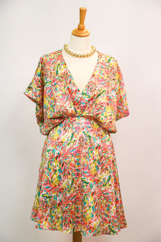 Robe rose et dorée MC Lorene Taille M