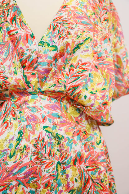 Robe rose et dorée MC Lorene Taille M
