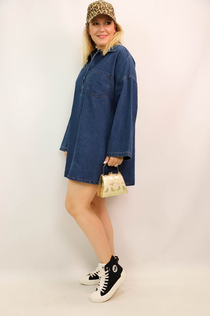 Robe bleue White Icy Taille M/L - NEUF