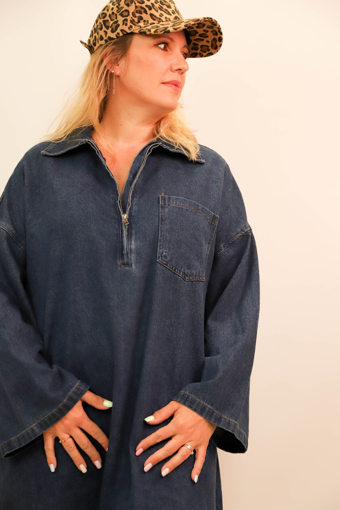 Robe bleue White Icy Taille M/L - NEUF