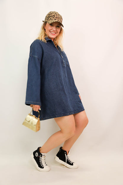 Robe bleue White Icy Taille M/L - NEUF