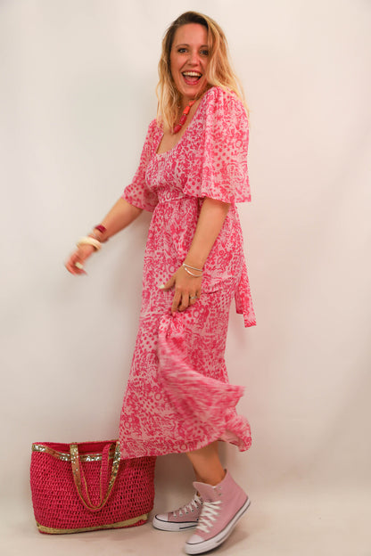 Robe rose Whistles Taille XXL