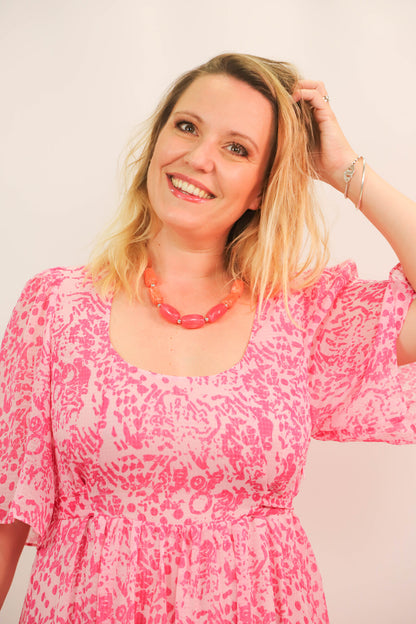 Robe rose Whistles Taille XXL