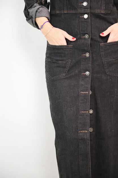 Robe longue noire Naf Naf Taille M