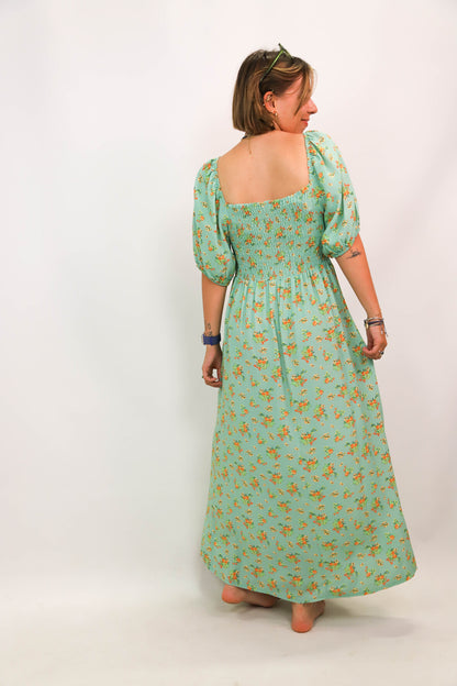 Robe verte fleurie Pimkie Taille M