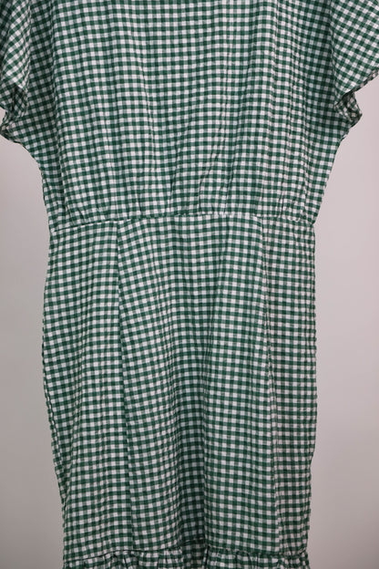 Robe vichy verte NafNaf Taille XL