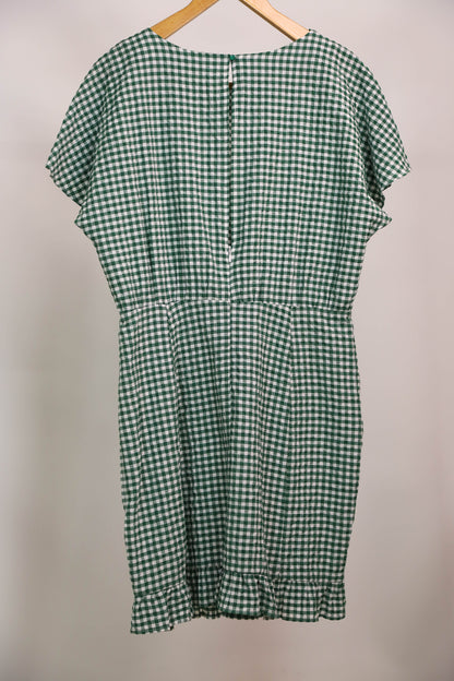 Robe vichy verte NafNaf Taille XL