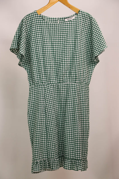 Robe vichy verte NafNaf Taille XL