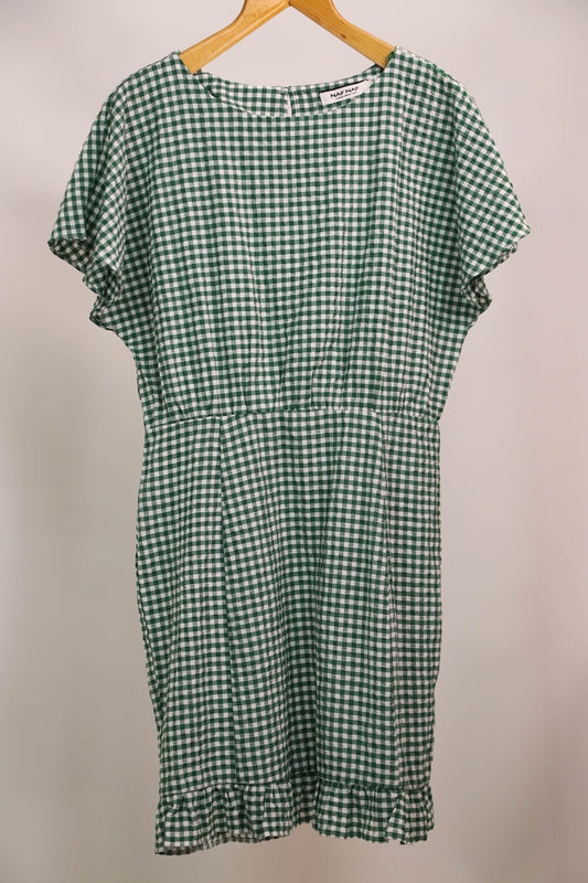 Robe vichy verte NafNaf Taille XL