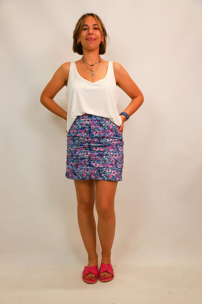 Jupe fleurie NafNaf Taille XS