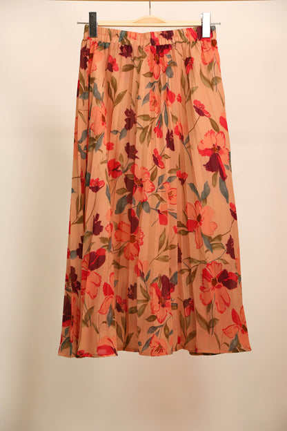 Jupe longue fleurie Wiya Taille Unique