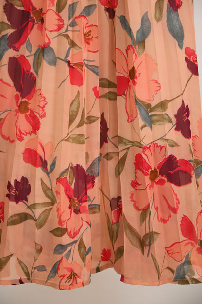 Jupe longue fleurie Wiya Taille Unique