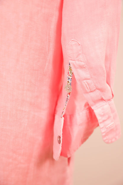 Robe en lin rose Jacobs and Jacobs Taille M/L