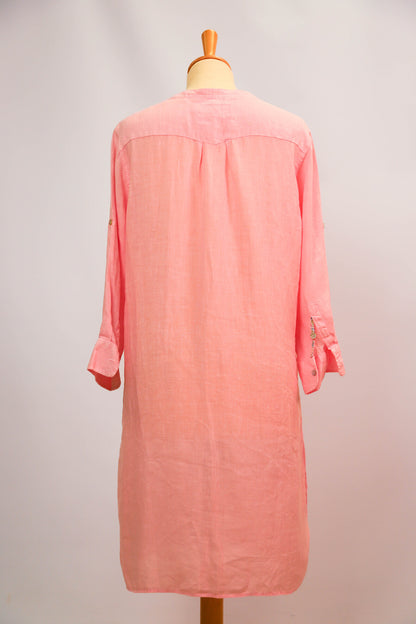 Robe en lin rose Jacobs and Jacobs Taille M/L