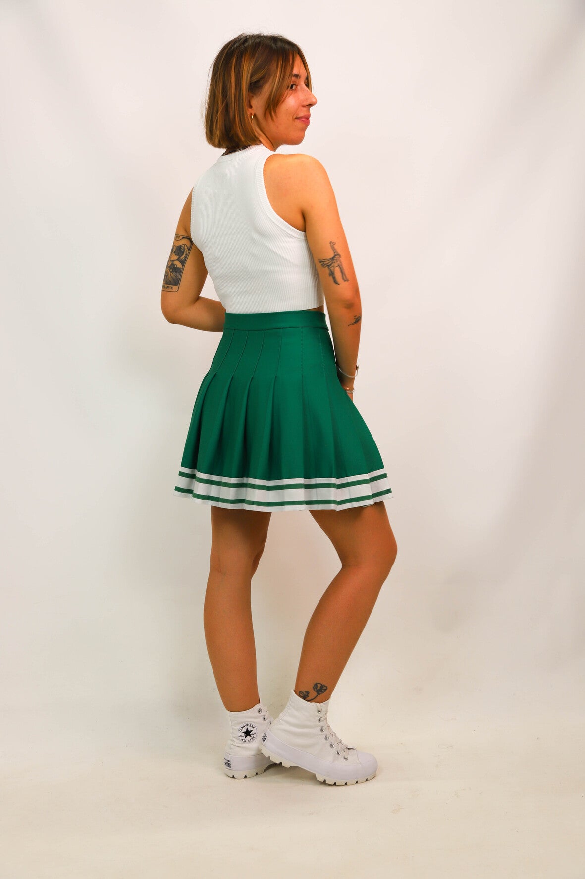 Jupe verte Cheerleading Fashions by Diane Taille XS