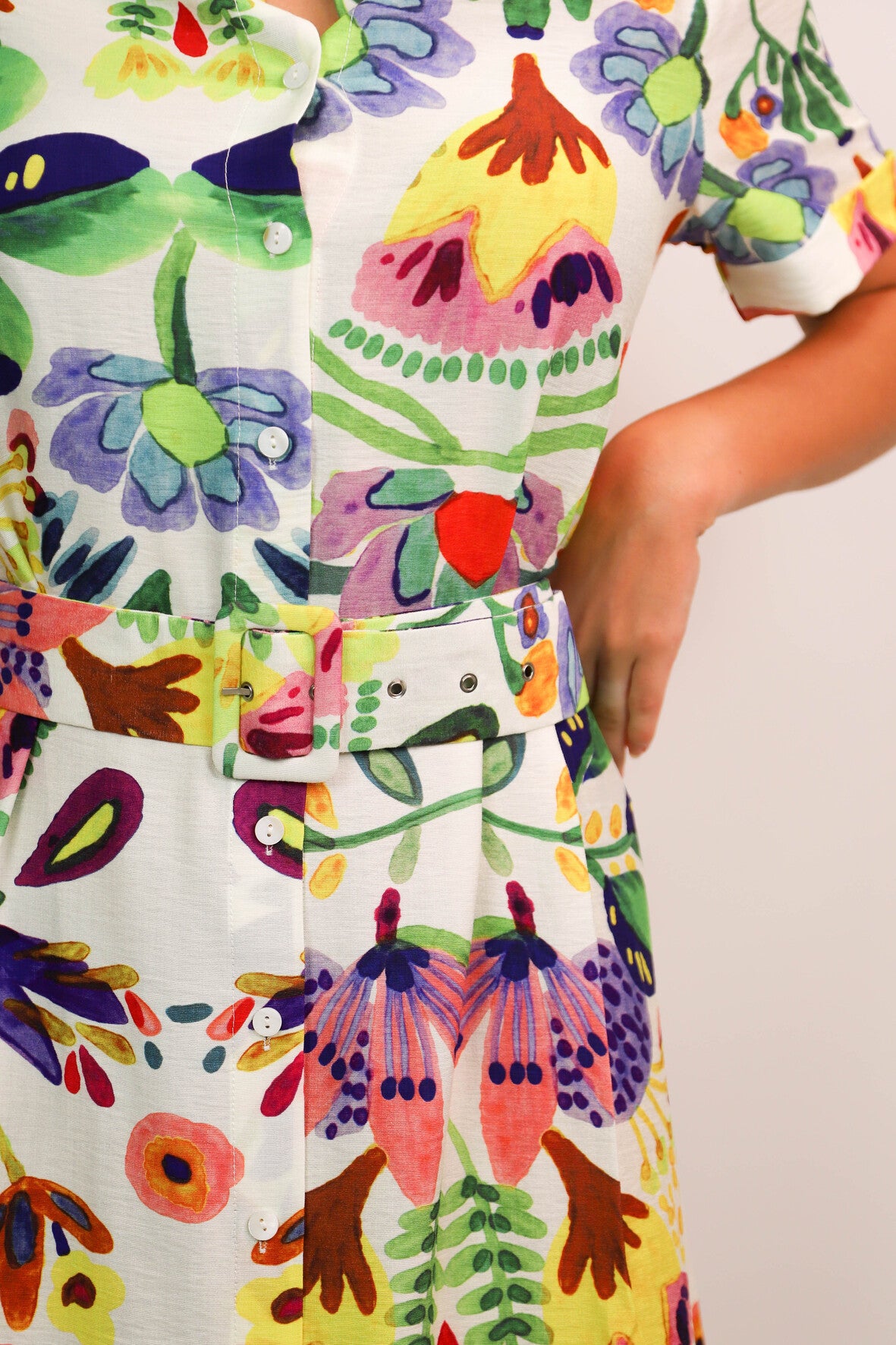 Robe longue multicolore Unika Taille M et XL - NEUF