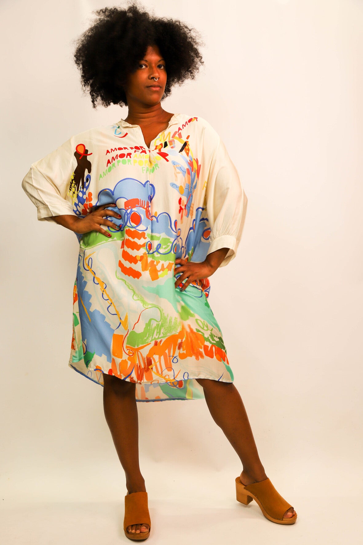 Robe longue écrue Made in Italy Taille Unique