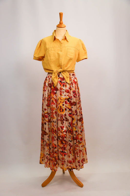 Jupe longue à motif, Grace & Mila, Taille S