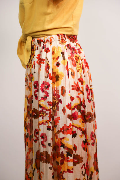 Jupe longue à motif, Grace & Mila, Taille S